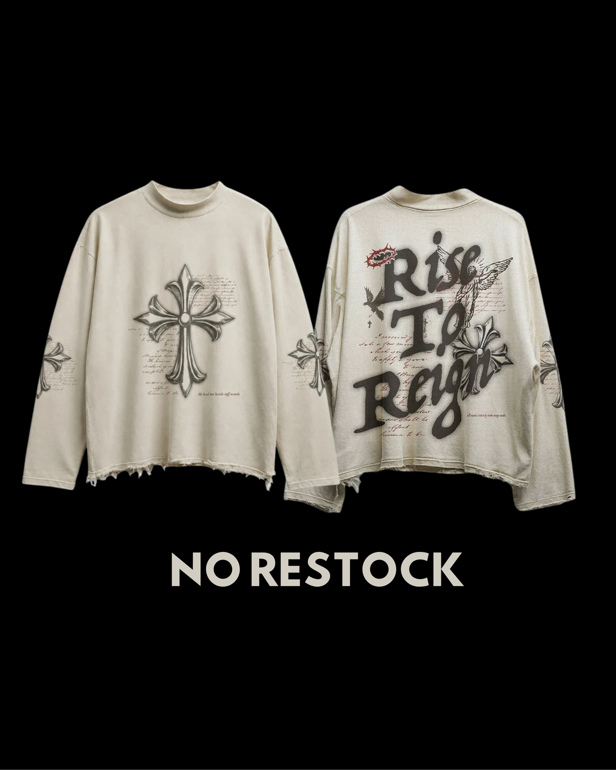 Cross Script Tee