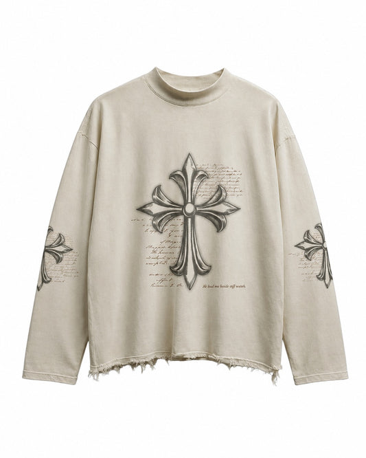 Cross Script Tee -PREORDER